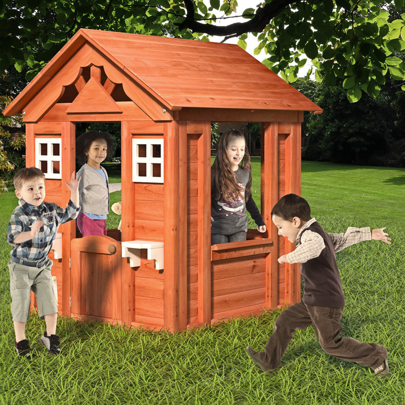 Solid wood playhouse on sale